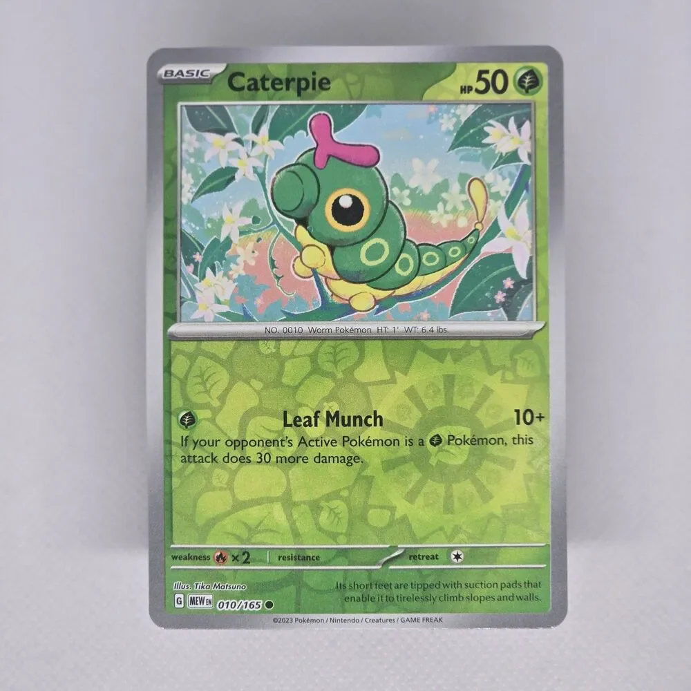 Caterpie [Reverse Holo] #10 MEW Scarlet and Violet